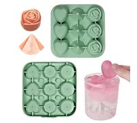 Moldes De Hielo Para Cócteles | 9 Cavidades Ligero Y Antiadherente | Molde de corazones de hielo para bebidas,Para Vida Diaria Piscina Picnic Camping Bebidas Zumos Yogur Limonada Bebidas Whisky Cóctel