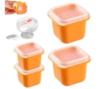 Moldes de hielo para cócteles, forma de bloque de hielo con tapa, 4 formas fáciles de quitar, reutilizables, para congeladores domésticos, bares, bebidas de café y actividades al aire libre