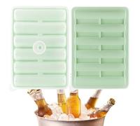 Moldes De Hielo Para Cócteles, Silicona Para Hielos Largos Fácil Desmolde, Molde de Hielo con Embudo, para Bebidas de Fiesta Cocina Preparación de Cócteles Fiesta Bar en Casa Camping Bodas Cata de Whi