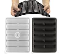 Moldes De Hielo Para Whisky,Silicona Para Hielos Largos Fácil Desmolde - Molde de Hielo con Embudo - Para Bodas Fiestas Bebidas Bar Hogar Camping Cocina Coctelería Fiesta Cata