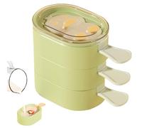 Moldes de hielo pop, molde para niños, Bandeja de reutilizable, Kit de postre divertido pop jugos de chocolate puré de puré de manzana Fuga de relleno simple para