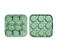 Moldes De Hielo - Silicona Portátil de 9 Cavidades | Molde de corazones de hielo para bebidas,Cócteles De Whisky Refrescos Zumos Limonada Bebidas Yogur Piscina Cocina Picnic Camping