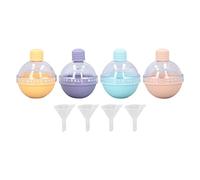 Moldes de hockey de bombilla de 4 piezas de 4 piezas Color de dulces saludable Agregue sabor fácil para demould whisky moldes de hielo con tapa