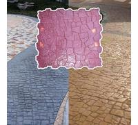 Moldes de hormigón MP, moldes de hormigón MPS con Textura Irregular MPED, Aptos para Piedra Rugosa, moldes para pavimentos de hormigón, Aptos para Caminos/senderos de jardín, alfombras impre