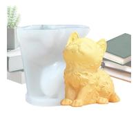 Moldes de jabón de animales, moldes de de silicona 3D, suministros de velas para manualidades, juego de moldes detallados para hacer arte, decoración de mesa de boda, hogar, kit de fundición de