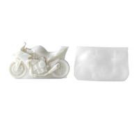 Moldes de jabón de silicona para motocicleta, 3D realistas, fáciles de liberar, moldes de resina para manualidades, yeso, resina, hormigón, manualidades, decoración de mesa de trabajo de cerámica