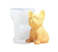 Moldes de jabón en forma de animales - Moldes de silicona fundida | Moldes de resina epoxi | Moldes reutilizables para decoración de mesas de boda, casa, mesa de decoración, 3D Cat Dog Candle Making