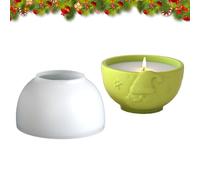 Moldes De Jardinera De Hormigón - MoldeSoporte De Maceta Impreso Papá Noel 10 X 6 Cm, MoldeTazón De Silicona Para Artesanía En Resina, Moldecemento Creativo Con Suave Y Diseño Robusto |