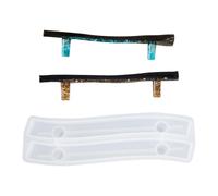 Moldes de mango epoxi - Moldes de fundición de resina epoxi, molde de silicona para puerta de armario, bandeja de servir, muebles, cajones, barras, tiradores, ágata, arte, decoración de manualidades