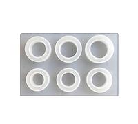 Moldes de modelado de varios tamaños, moldes de fundición de resina, joyería redonda para hacer moldes de modelado de resina