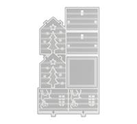 Moldes De Navidad De Silicona - Bandeja De 27.9 Cm, 1 Pieza, Yeso Reutilizable, Suministro De Arte, Fabricación De Decoración De Resina De Fácil Liberación, Herramienta De Moldeo De Pieza Maestra De