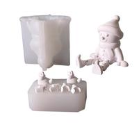 Moldes De Navidad Para Velas De Silicona,Molde De Silicona Para La Resina Epoxi - Temporada Artesanía Moldes Para De Polímero Epoxi Fundición Terapia