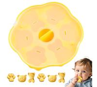 Moldes De Osos Para Chocolate | Molde Silicona Liberación Fácil 6 Cavidades Diseño Lindo Caricatura | Moldes De Fondant De Oso | Para Hacer Dulces Galletas Decoración Arcilla Resina Para Cocina