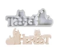 Moldes de otoño | Fácil desmoldeo calabaza Gnom moldes de resina para velas | Moldes de resina para velas de otoño | para decoración del hogar manualidades jabón perfumado yeso