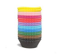 Moldes de papel de horno para magdalenas o cupcakes Bunt - 200 Stück