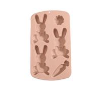 Moldes de Pascua - Forma de conejo 3D antiadherente, molde de resina, para caramelos gelificados, confitería, pastelería, glaseado, decoración de tartas