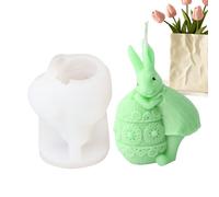 Moldes de Pascua | Herramientas De Manualidades Flexibles Y Resistentes Al Calor,Moldes de Silicona de Conejito de Pascua,Para Proyectos de Arte Decoración del Hogar Hacer Velas Jabón