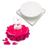 Moldes de pastel de mousse francés de silicona, molde de vela de jabón de chocolate para hornear 3D DIY, forma redonda