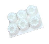 Moldes de pastelería de frutas | Molde antiadherente de 6 cavidades de alimenticio para frambuesa | Moldes en forma de fruta, para pudines, chocolates, dulces, helados, hornear, cocina