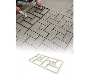 Moldes de pavimento de piedra para caminos de piedra de 23.6 x 11.8 pulgadas, para caminos al aire libre, jardín, camino, moldeo de hormigón, herramienta de decoración de patio fácil de usar