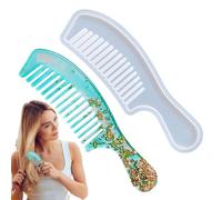 Moldes de peine para resina epoxi, molde de peine de cabello - Molde de fundición de cepillo para el cabello,Molde de fundición de resina epoxi de silicona de cepillo para el cabello para arte de