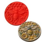 Moldes de piedra de estoplastia - Round DIY Path Paver Cement Mold Garden Tool Mold