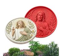 Moldes de Piedras de Paso de Hormigón 30 cm DIY Silicona Cristiana