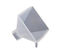 Moldes de pirámide de silicona para pirámide de resina, moldes de silicona para orgonita, pirámide de orgón, molde de adorno de resina