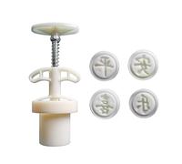 Moldes de postre de 25 g, herramienta de prensado de postres, caracteres chinos, herramienta de repostería con textura ABS para moldes de horneado de festivales