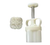 Moldes de presión manual para pasteles, pasteles, prensa, ABS, galletas chinas, herramienta para hornear postres, herramienta de horneado cultural chino