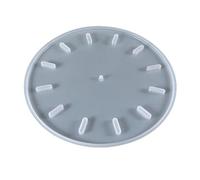 Moldes de reloj con accesorios de esfera para resina, moldes redondos grandes de silicona epoxi para hacer joyas hechas a mano, moldes de silicona de resina epoxi únicos