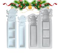 Moldes de reno de Navidad | Molde de resina epoxi para manualidades | Moldes para manualidades de arte festivo para decoración de caramelos, pasta de goma, chocolate, arcilla, , fundición epoxi