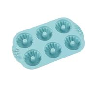 Moldes de repostería - 6 cavidades de fácil desmolde, utensilios de cocina, magdalenas y magdalenas de silicona - para tartas de chocolate, postres de casa, cocina, de vacaciones camping