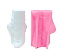 Moldes de resina con forma de zapato de ballet, moldes de silicona para hacer jarrones, decoraciones de escritorio, manualidades, proyectos de jarrón