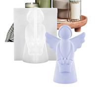 Moldes de resina de ángel, suministros de fundición de silicona, molde de yeso para decoración navideña, para fabricantes de joyas, entusiastas de las manualidades, manualidades, profesores