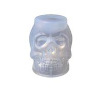 Moldes de resina de calavera de Halloween, molde de fundición epoxi para decoración del hogar, jabón de silicona para resina para chocolate