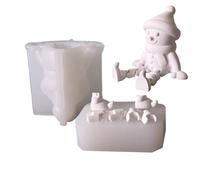 Moldes De Resina De Navidad - Molde De Silicona Para Resina Epoxi,Moldes De Artesanía Estacional Para De Polímero Epoxi Fundición Terapia