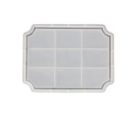 Moldes de resina de silicona, bandeja de almacenamiento china adecuada para soportes de joyas, posavasos y moldes de bandeja de almacenamiento de dulces de frutas para fundición de resina