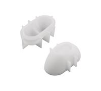 Moldes de resina de silicona, molde de fundición de corazón para proyectos epoxi, silicona de alta calidad con fácil liberación, molde de caja en forma de corazón, para vasos de velas, soportes de