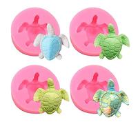 Moldes de resina de tortuga, molde geométrico de silicona, molde de silicona para hacer manualidades