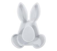 Moldes de resina epoxi, antiadherentes, fáciles de liberar, moldes para hacer conejitos de Pascua para caramelos, para cera de arcilla, jabón, candelabro, yeso, chocolates, de mesa