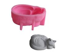 Moldes de resina epoxi de animales, textura de silicona, adecuados para crear recuerdos únicos de mascotas con gatos y perros, molde de fácil liberación