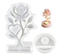 Moldes De Resina Epoxi Rosa Antiadherente Reutilizable