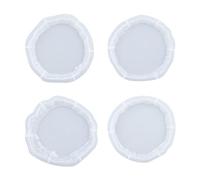 Moldes de resina geométrica de varias formas que incluyen soporte de bandeja de silicona adecuado para posavasos, moldes geométricos irregulares