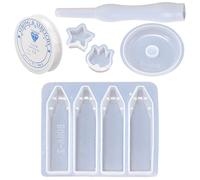 Moldes De Resina Navideños,Moldeador Antiadherente De Fácil Desmoldeo Para Artesanías - Molde Para La Elaboración De Alfombrillas Para Platos Calientes,Para Cemento Arcilla Resina Yeso Base De Base De