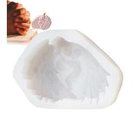 Moldes de resina para belén de silicona, molde de cemento para decoración del hogar, molde de fabricación de velas para decoración del hogar, moldes de yeso, moldes de cemento multifuncionales