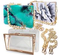 Moldes de resina para bolsa de embrague de silicome grandes, moldes de fundición de resina epoxi para bricolaje, bolsa de embrague personalizada, mujeres y niñas para regalo (moldes + traje de cierre