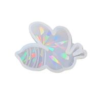 Moldes de resina para llavero con forma de abeja pequeña, colgante para pendientes, joyería, arte epoxi, molde de silicona negra para llavero