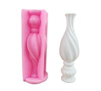 Moldes de resina para manualidades, moldes de silicona con forma de columna romana, adecuados para proyectos artísticos y exposiciones creativas, molde de silicona de columna romana