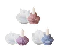 Moldes de resina para manualidades, moldes fáciles de desmoldar, adorno de silicona, hermoso candelabro para hacer candelabros de resina y manualidades